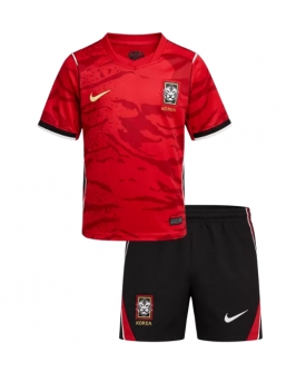 Billige Fotballdrakt Korea Replika Hjemmedraktsett Barn VM 2026 Kortermet (med bukser)